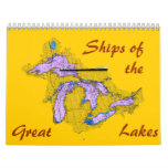 Ships of the, Great, Lakes Wall Calendar