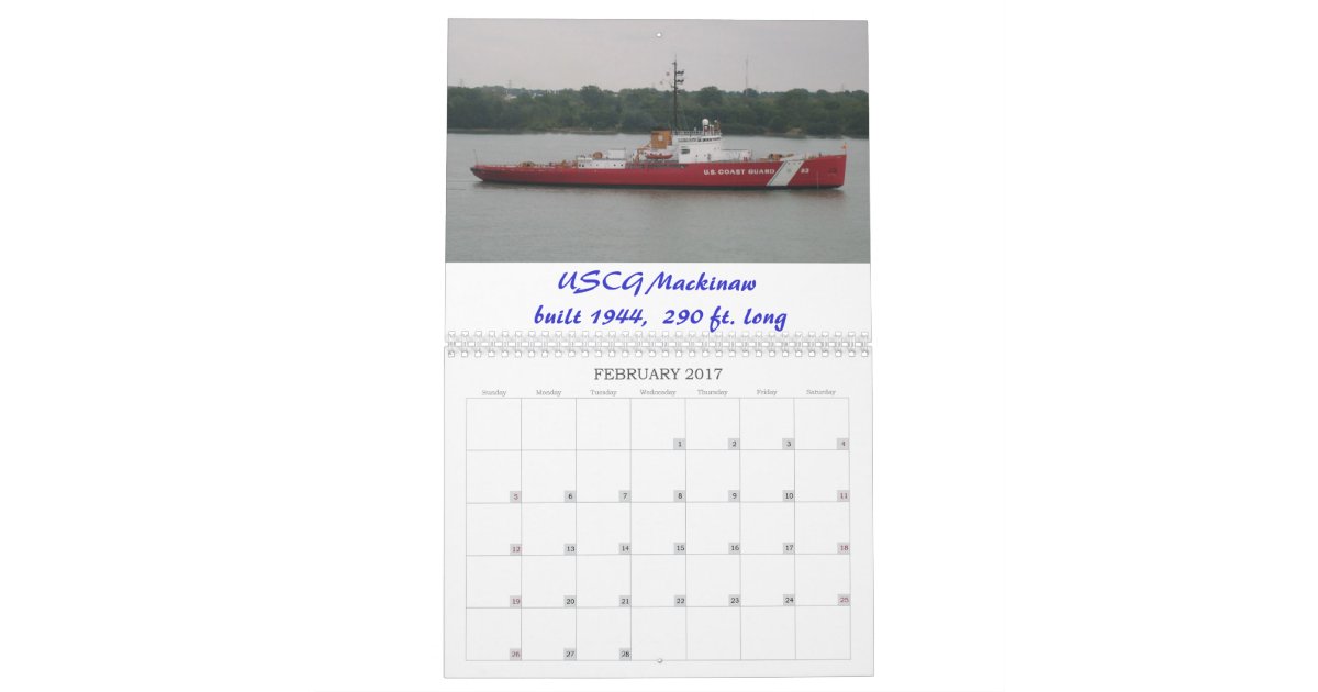 Ships of the Great Lakes Calendar Zazzle