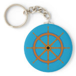 Ships Wheel - Key Chain
