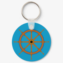 Ships Wheel - Key Chain keychains