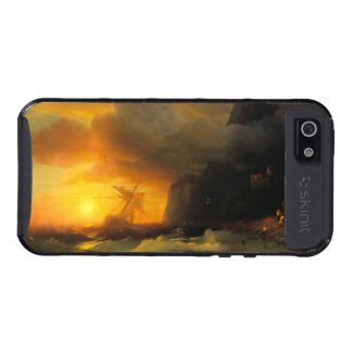Shipwreck at Mount Athos Ivan Aivasovsky seascape iPhone 5 Covers