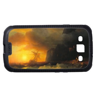 Shipwreck at Mount Athos Ivan Aivasovsky seascape Samsung Galaxy S3 Case