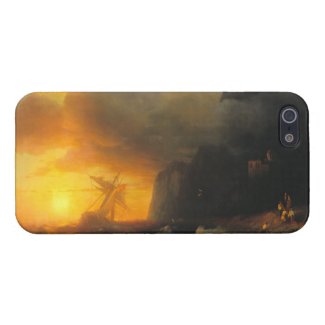 Shipwreck at Mount Athos Ivan Aivasovsky seascape iPhone 5 Case