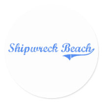 Shipwreck Beach Hawaii Classic Design Stickers