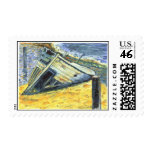 Shipwreck On Laguna Madre II postage