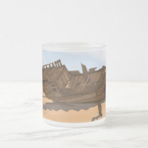 Shipwreck underwater mug