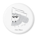 Shiraz1, I love Shiraz Magnets