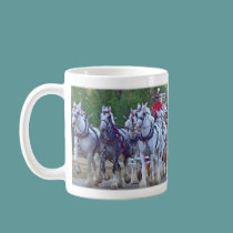 Shire Draft Horse Fire Engine mugs