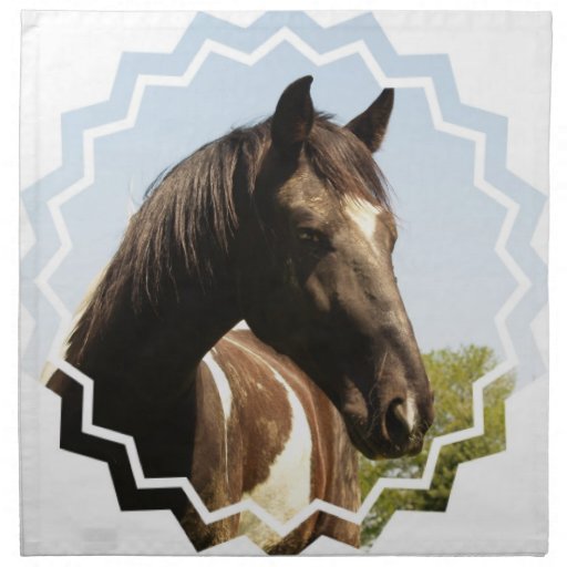 Shire Draft Horse Set of Four Napkins