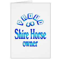 Shire Horse Owner Card