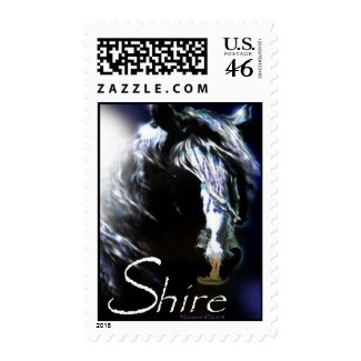 shire draft horse postage stamps