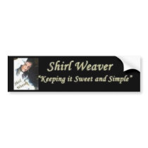 Shirl Weaver Bumper Sticker bumper stickers
