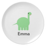 Shirley Dinosaur Plate
