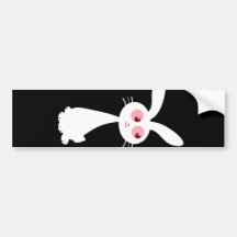 Shiro Bunny I Bumper Stickers
