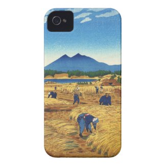 Shiro Kasamatsu Harvest Time Shin Hanga japan art iPhone 4 Case-Mate Case