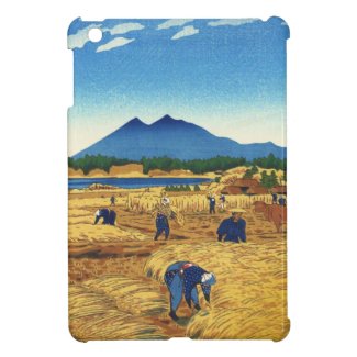 Shiro Kasamatsu Harvest Time Shin Hanga japan art iPad Mini Cases