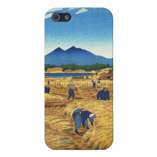 Shiro Kasamatsu Harvest Time Shin Hanga japan art iPhone 5 Cover