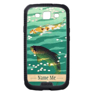 Shiro Kasamatsu Karp Koi fish pond japanese art Samsung Galaxy S3 Case
