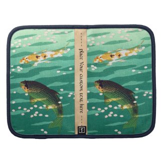 Shiro Kasamatsu Karp Koi fish pond japanese art Organizers