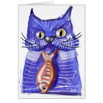 Shirt and Tie Cat cards by naturetees Shirt and Tie Cat cards