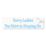 shirt on bumper sticker