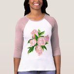 Shirt, Pink Hybrid Roses
