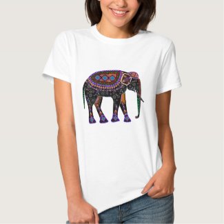 Shirt with black Elephant