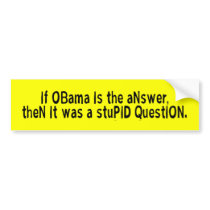 SHIRTobama02 bumper stickers
