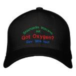 Shishaldin Volcano Alaska Elevation Cap Embroidered Baseball Caps
