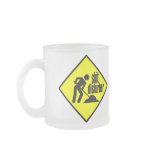 Shit Disturber - Funny Yellow Warning Sign Coffee Mugs