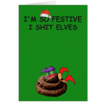 Shit festive Christmas cards by Cardsharkkid Shit festive Christmas cards