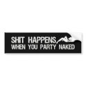 Shit Happens bumper stickers by BoogieMonst Shit Happens bumper stickers