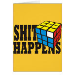 SHIT HAPPENS GREETING CARD