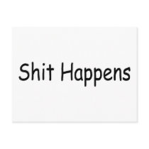 Shit Happens postcards