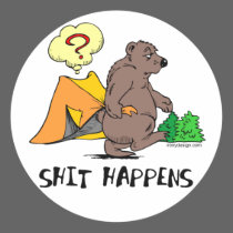 Shit Happens stickers by ironydesign Shit Happens stickers