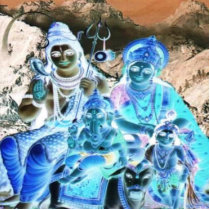 SHIV PARIVAAR photo sculptures by angelic8219 SHIV PARIVAAR photo sculptures
