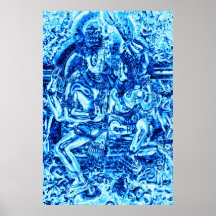 Shiva and Shakti Embrace Posters