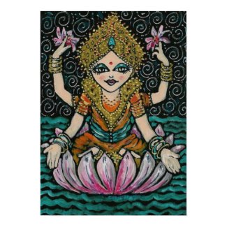 Shiva Diva **YOGA GIRL Poster print