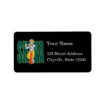 Shiva playing Flute Address Label