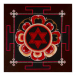 Shiva Yantra by June Moon posters