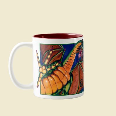 Shivan Dragon Mug by Nightmareartist