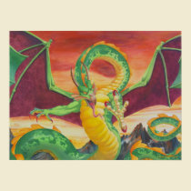 Shivan Dragon Redesign Print posters