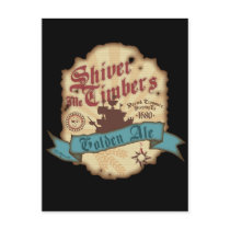 Shiver Me Timbers Label postcards