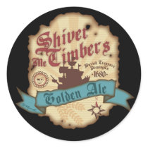 Shiver Me Timbers Label stickers