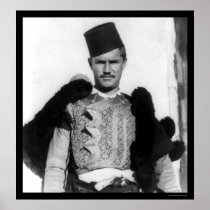 Shkypetars Costume Albania 1923 Poster
