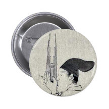 Shō (Chinese musical inst) Ukiyo-e. Buttons