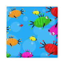 Shoal of Fish Fridge Magnet