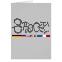 SHOCK International Greeting Card