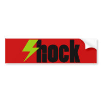 Shock Rock Bumper Sticker bumper stickers