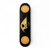 Shocked Orange Slice skateboard